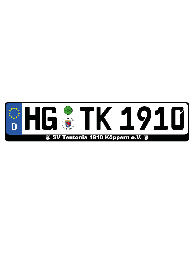 Kennzeichenhalter Kalden (2er Set)