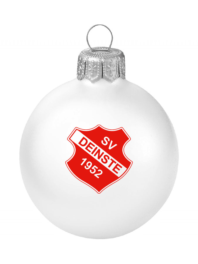 Weihnachtskugel Logo 8cm