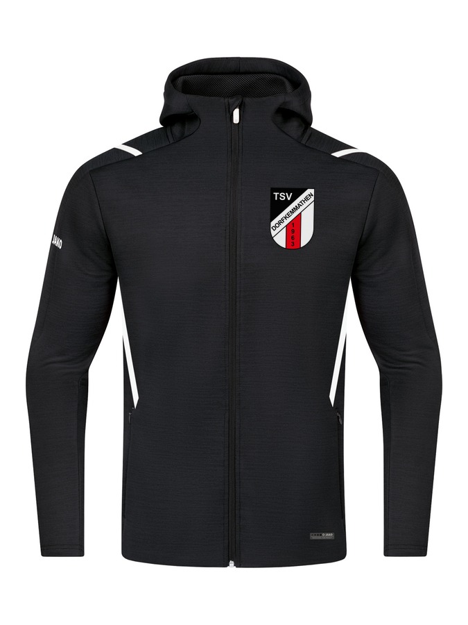 Jako Freizeitjacke Challenge mit Kapuze