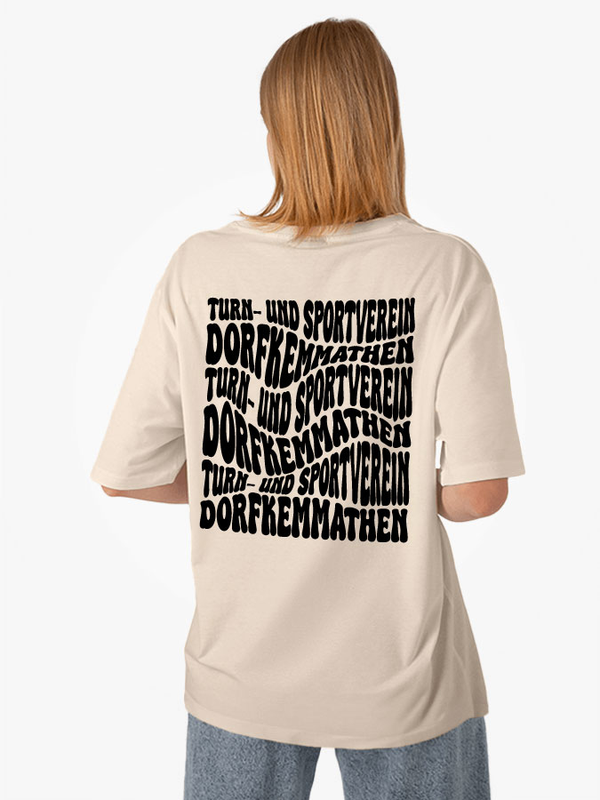 Oversized Shirt Wavy Damen