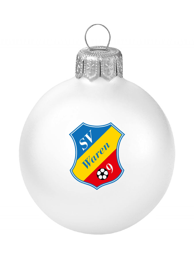 Weihnachtskugel Logo 8cm