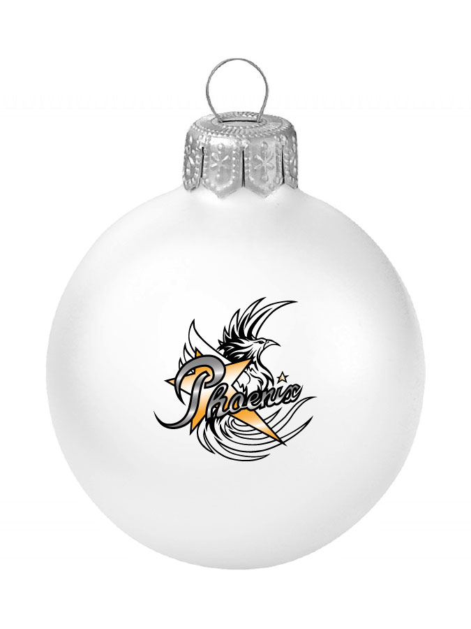 Weihnachtskugel Logo 8cm