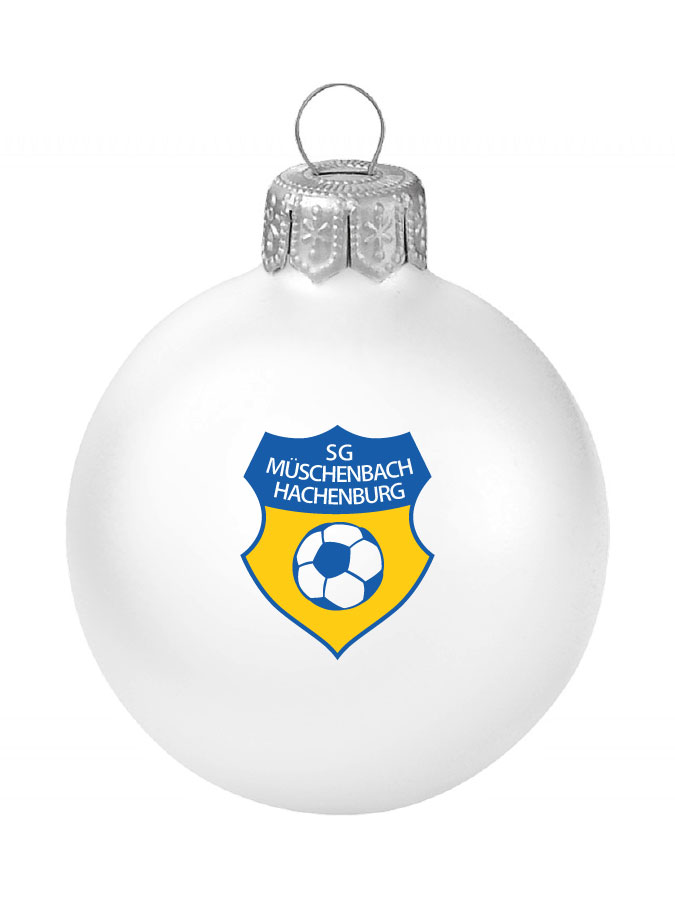 Weihnachtskugel Logo 8cm