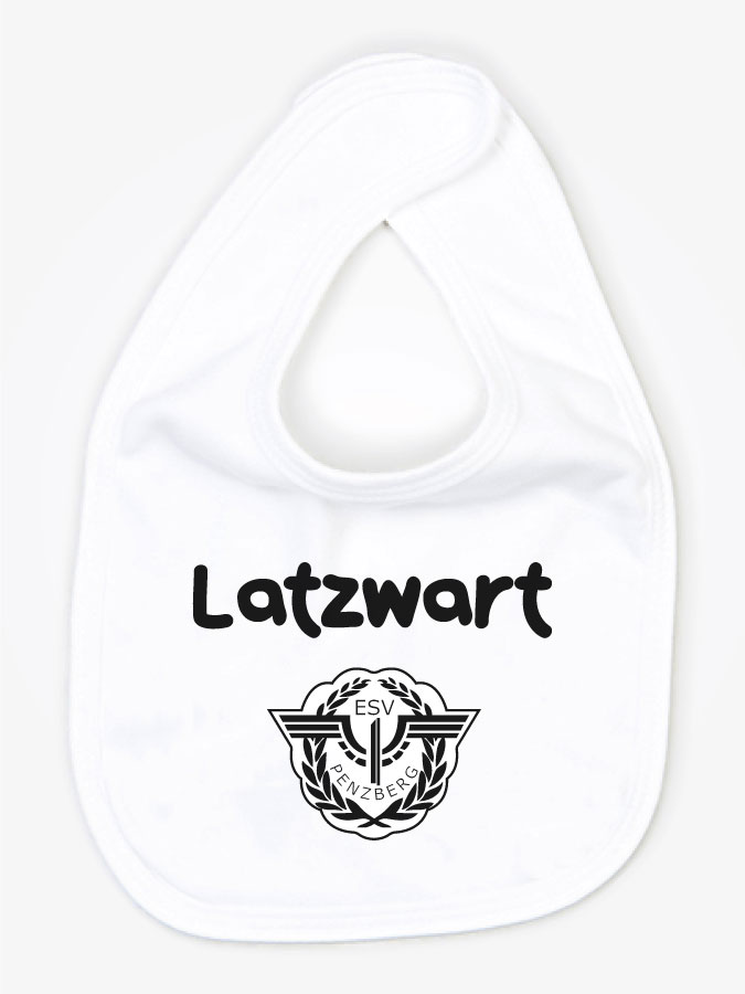 Babylätzchen Latzwart