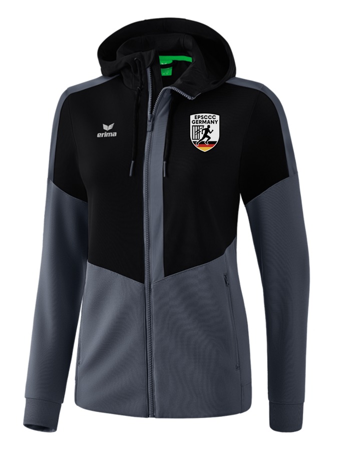 Erima Squad Trainingsjacke mit Kapuze Damen