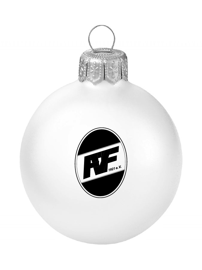 Weihnachtskugel Logo 8cm