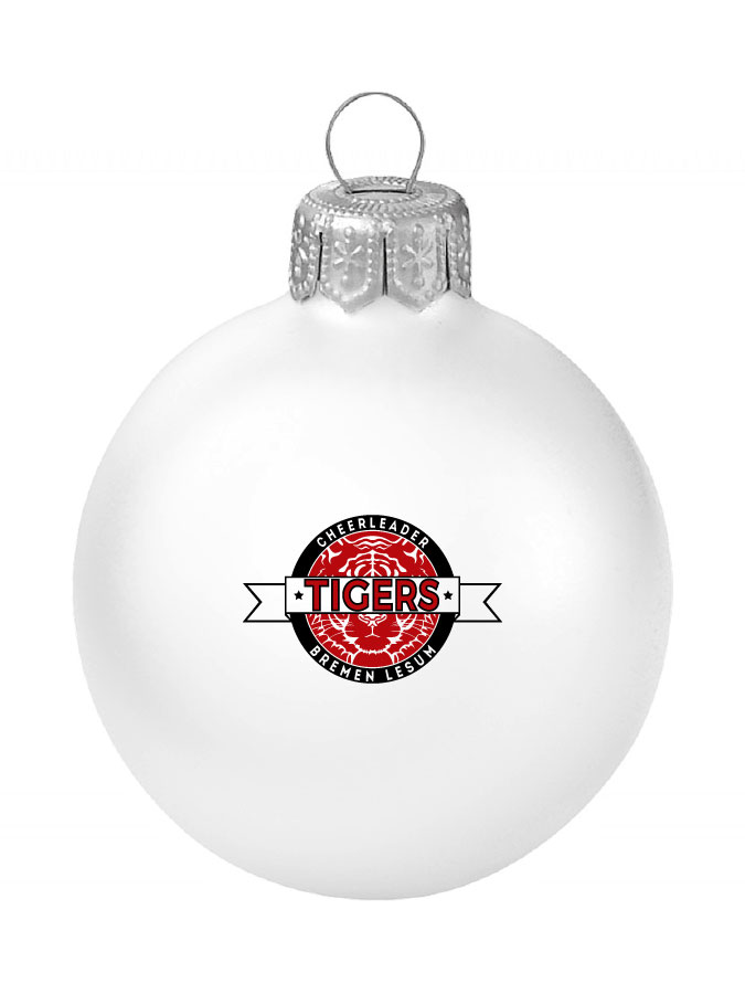 Weihnachtskugel Logo 8cm