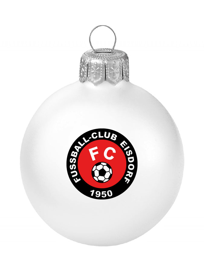 Weihnachtskugel Logo 8cm