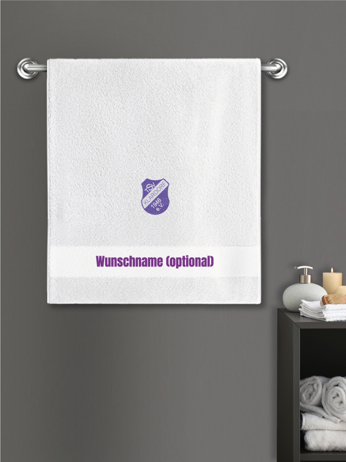 Badehandtuch Team Sticklogo