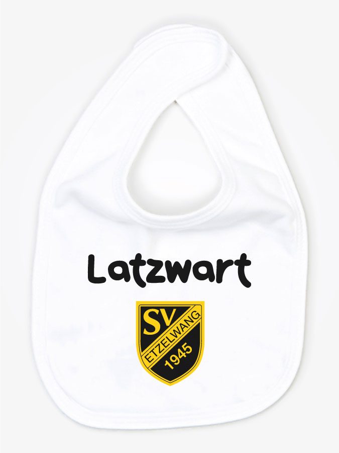 Babylätzchen Latzwart