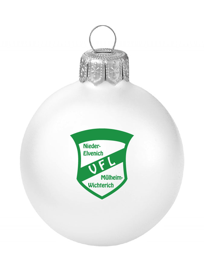 Weihnachtskugel Logo 8cm