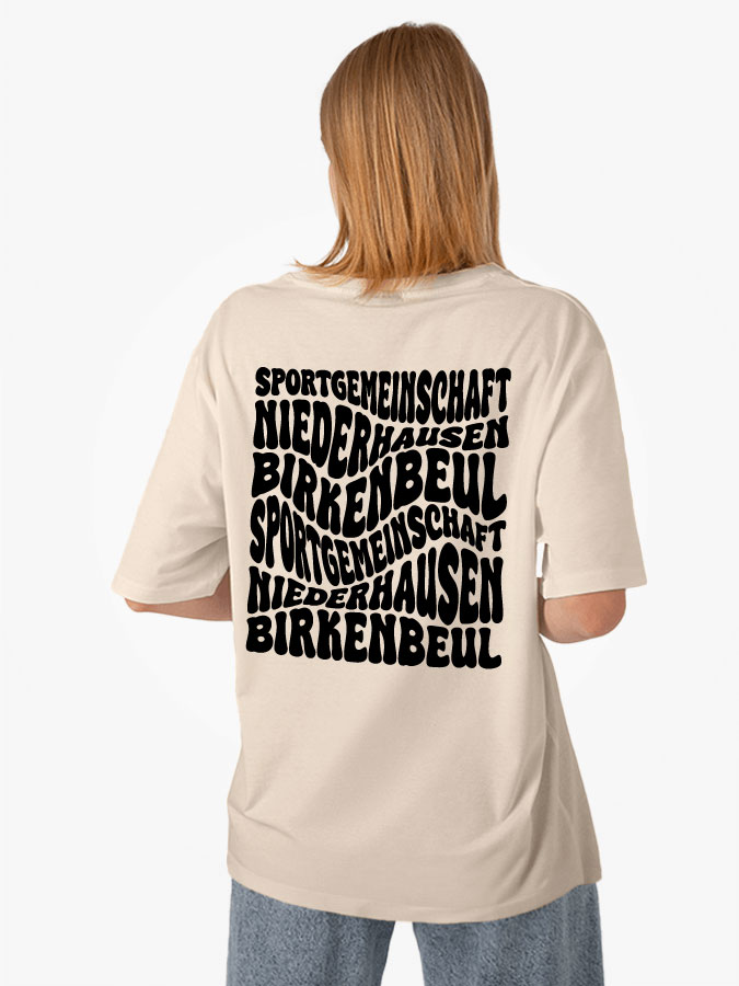 Oversized Shirt Wavy Unisex