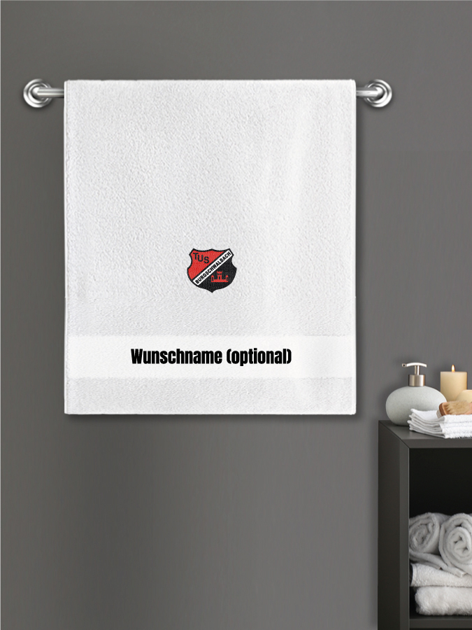 Badehandtuch Team Sticklogo