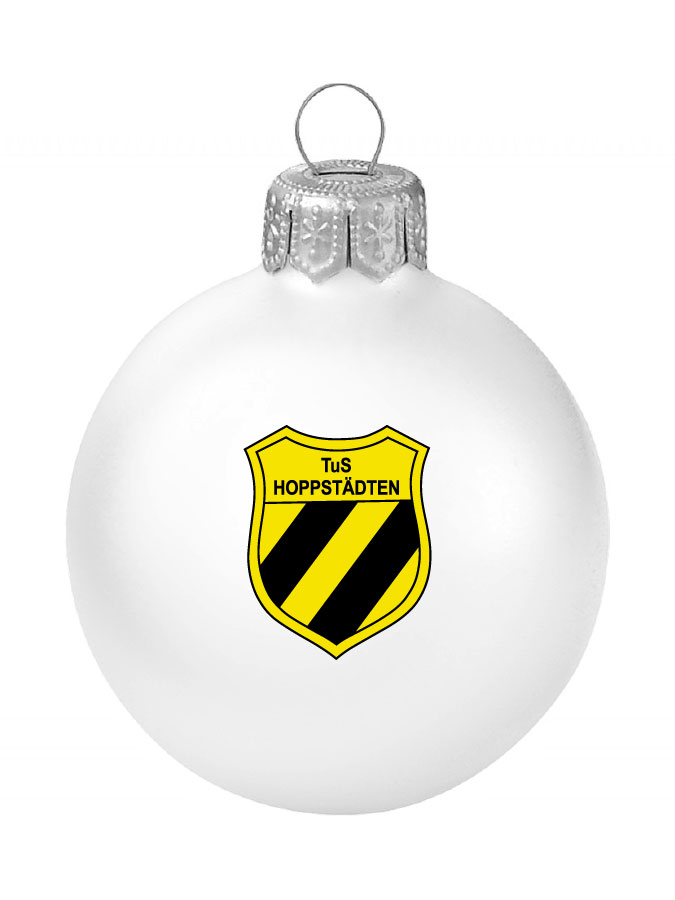 Weihnachtskugel Logo 8cm