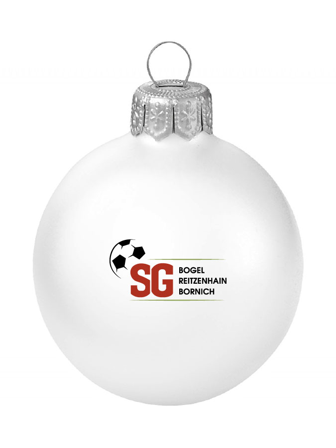 Weihnachtskugel Logo 8cm