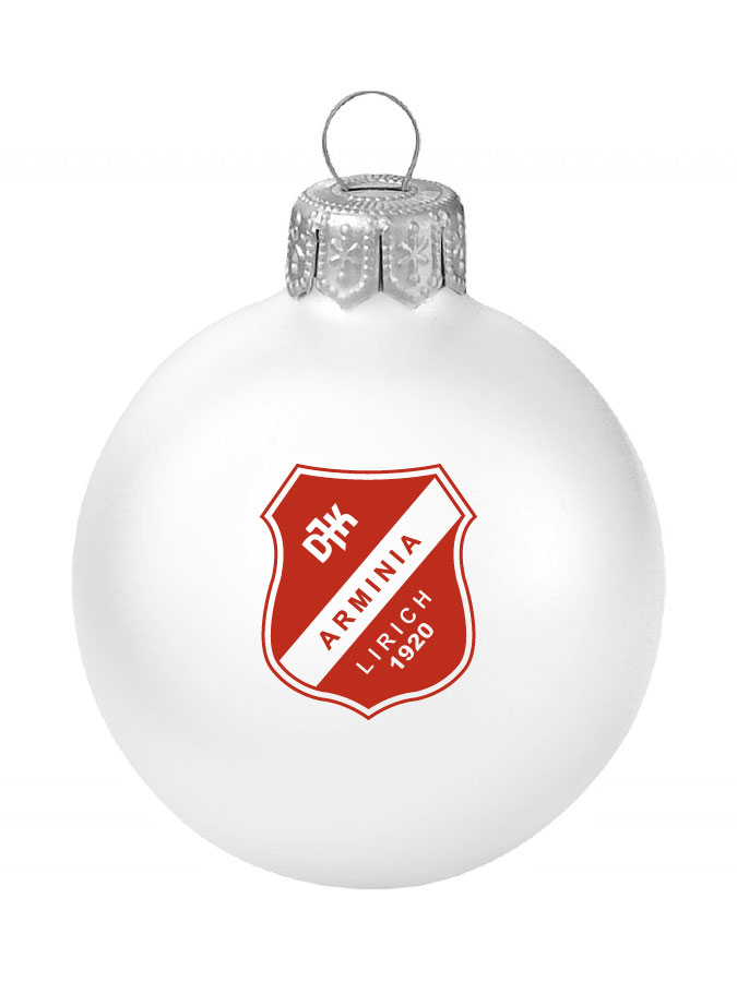 Weihnachtskugel Logo 8cm