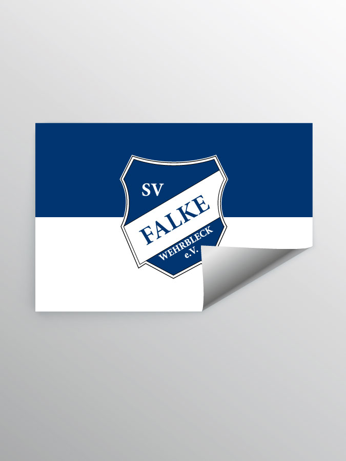 Aufkleber DIN A7 Logo