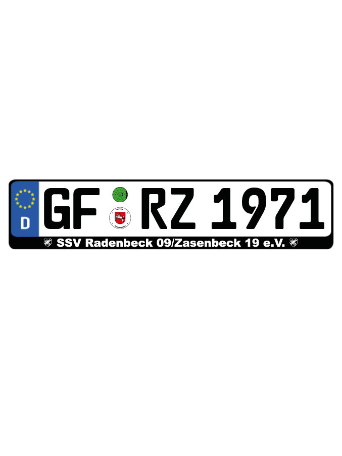 Kennzeichenhalter Kalden (2er Set)