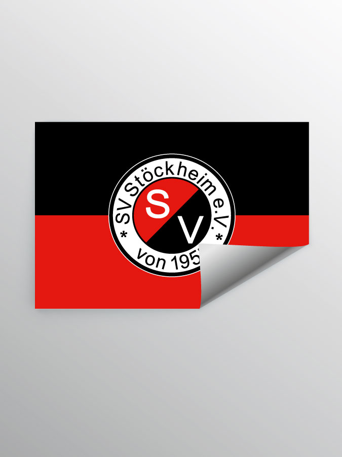 Aufkleber DIN A7 Logo