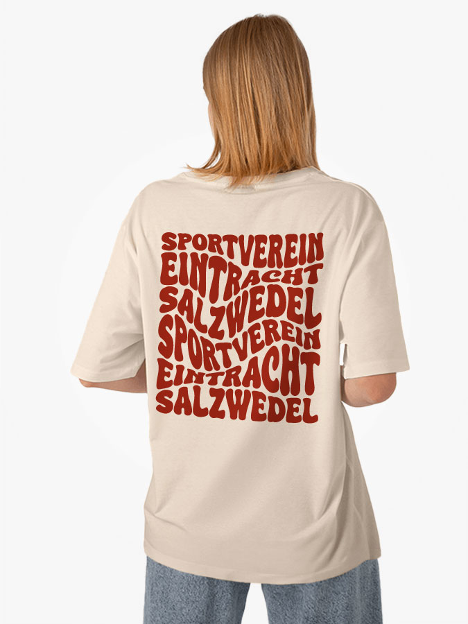 Oversized Shirt Wavy Damen