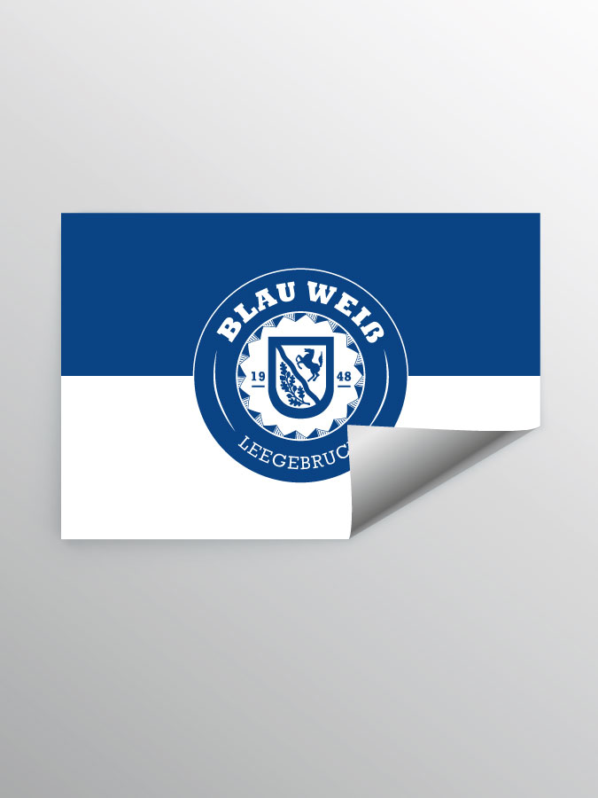 Aufkleber DIN A7 Logo