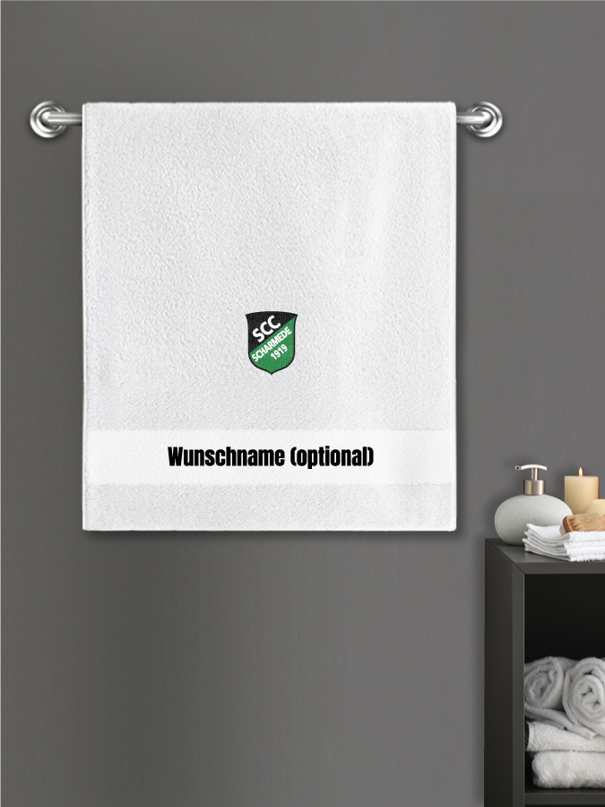 Badehandtuch Team Sticklogo