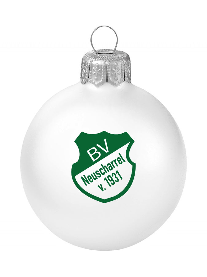 Weihnachtskugel Logo 8cm