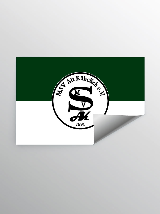 Aufkleber DIN A7 Logo