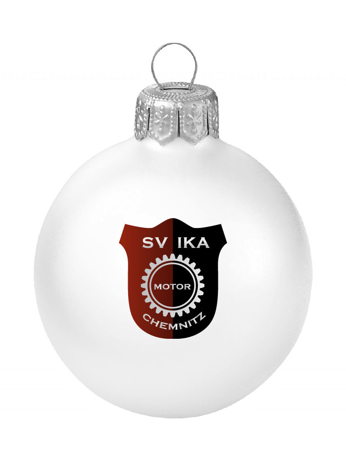 Weihnachtskugel Logo 8cm