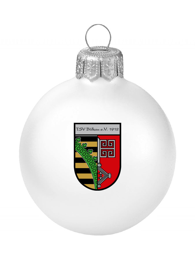 Weihnachtskugel Logo 8cm