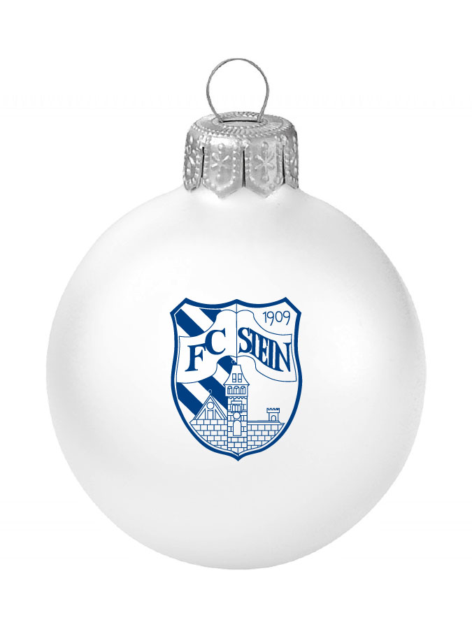 Weihnachtskugel Logo 8cm