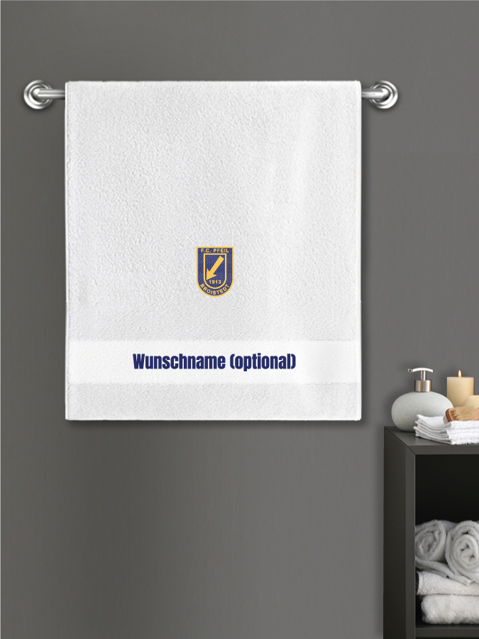 Badehandtuch Team Sticklogo
