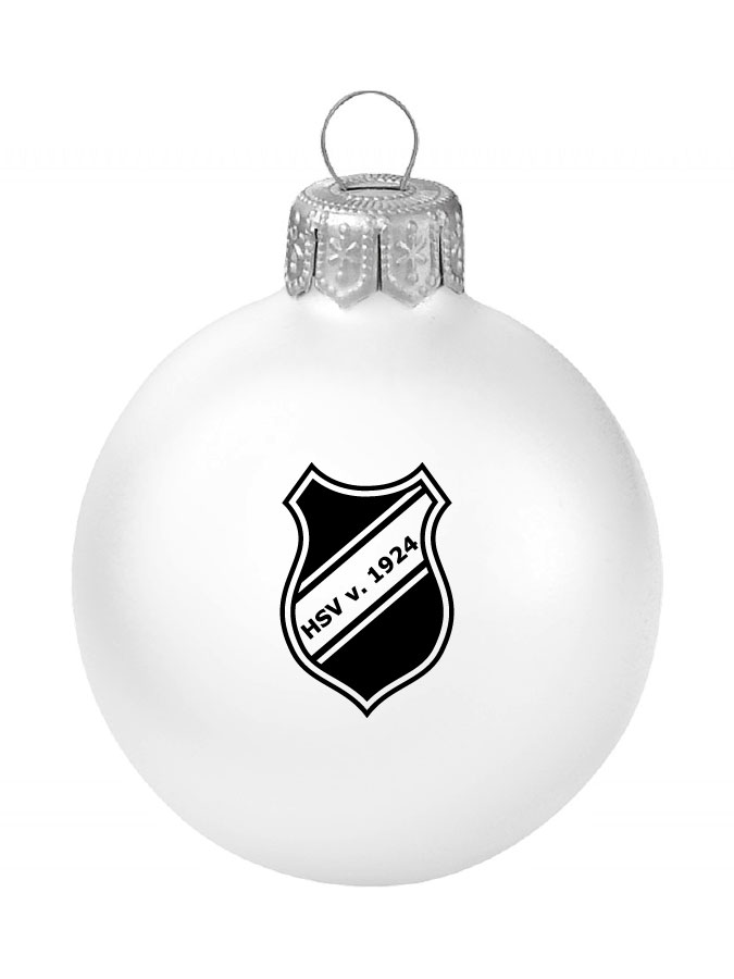 Weihnachtskugel Logo 8cm
