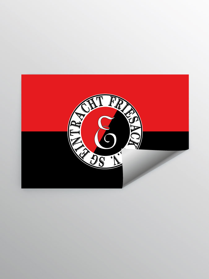Aufkleber DIN A7 Logo