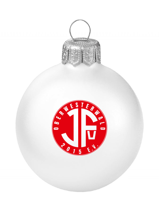 Weihnachtskugel Logo 8cm