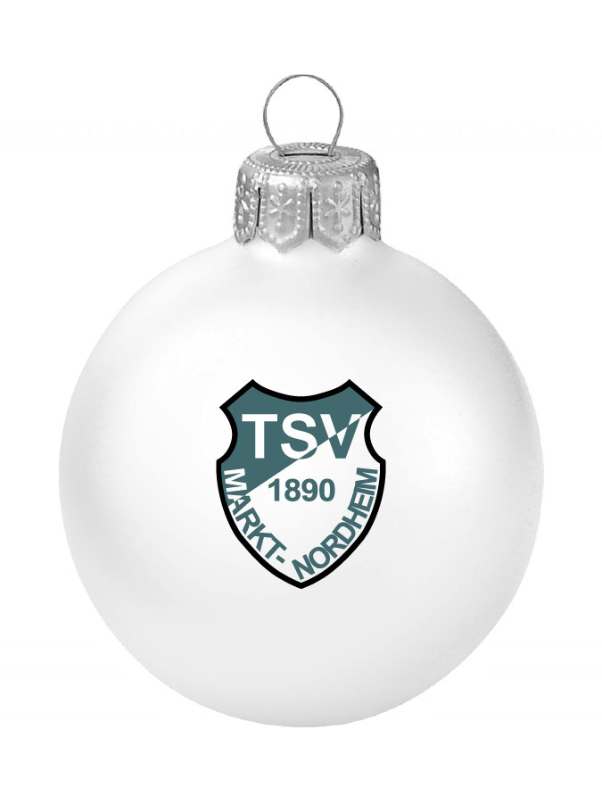 Weihnachtskugel Logo 8cm
