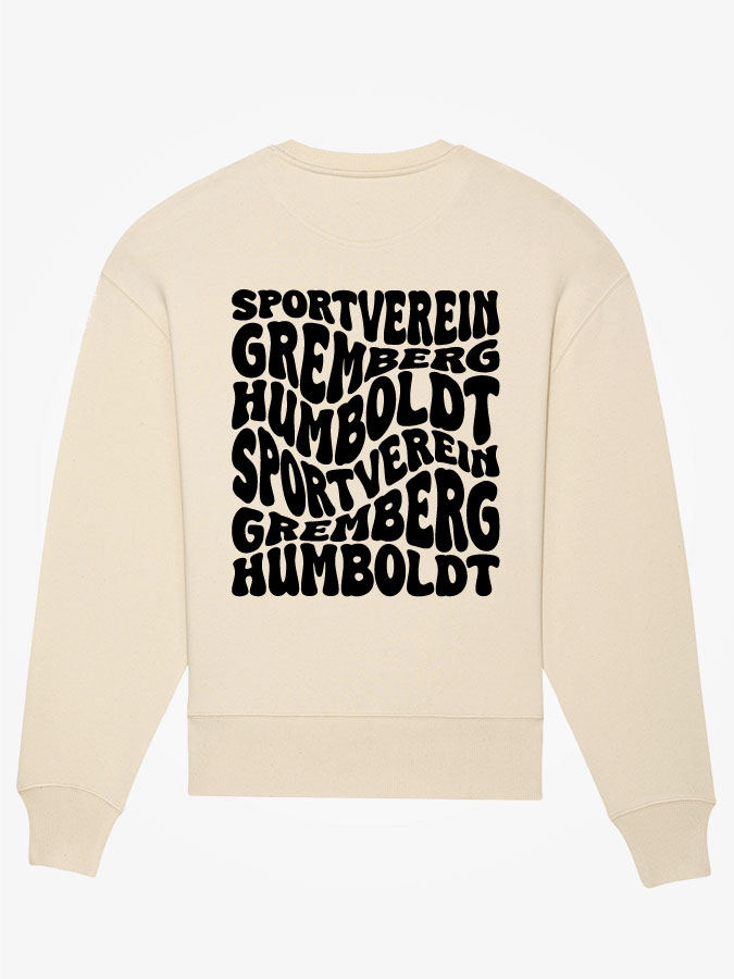 Sweatshirt Oversized Wavy Herren