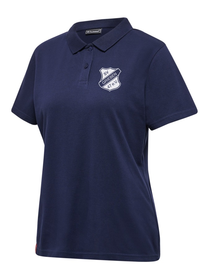 Hummel Red Classic Polo Damen