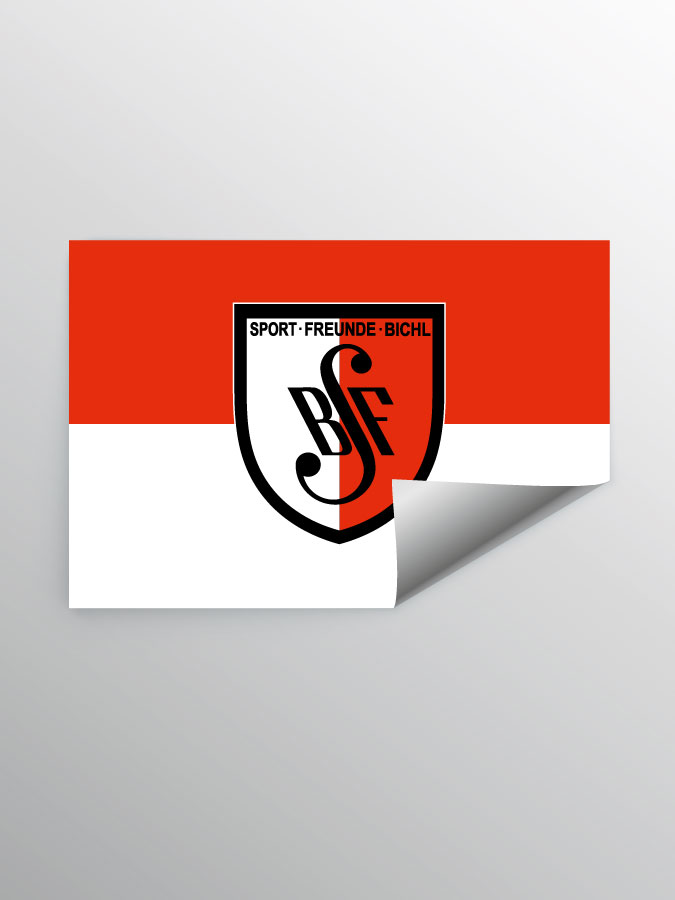 Aufkleber DIN A7 Logo