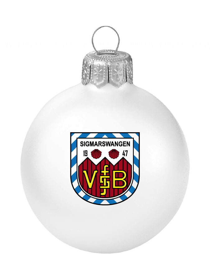 Weihnachtskugel Logo 8cm