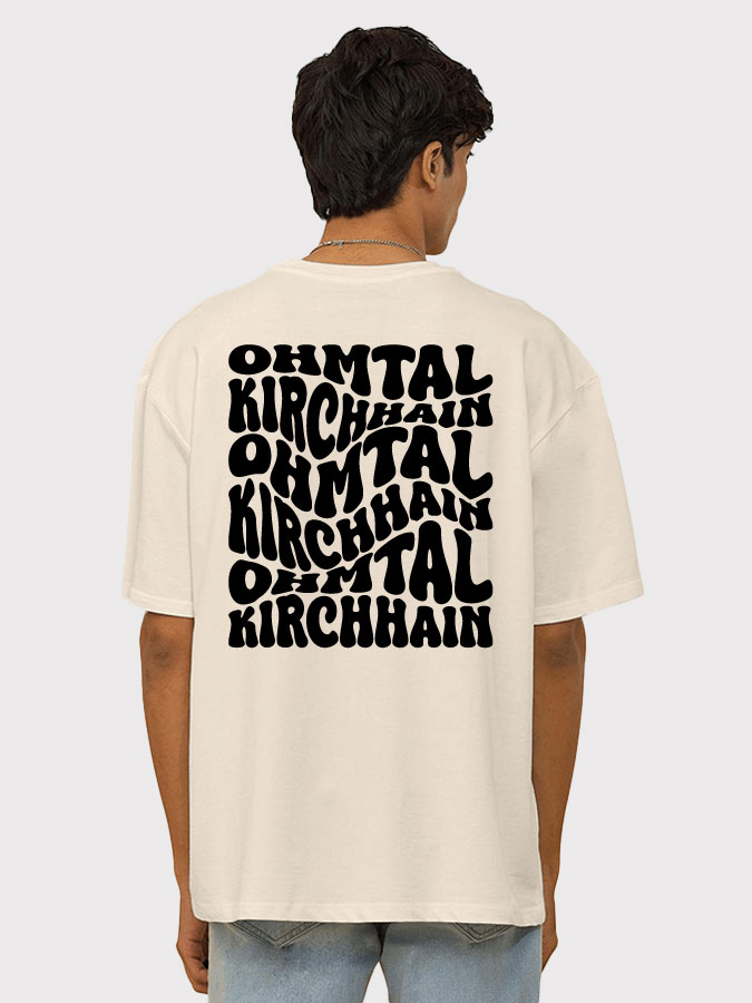 Oversized Shirt Wavy Herren