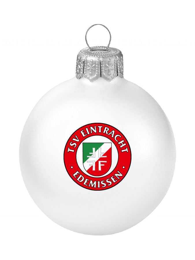 Weihnachtskugel Logo 8cm
