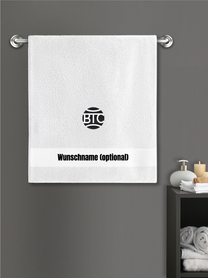 Badehandtuch Team Sticklogo