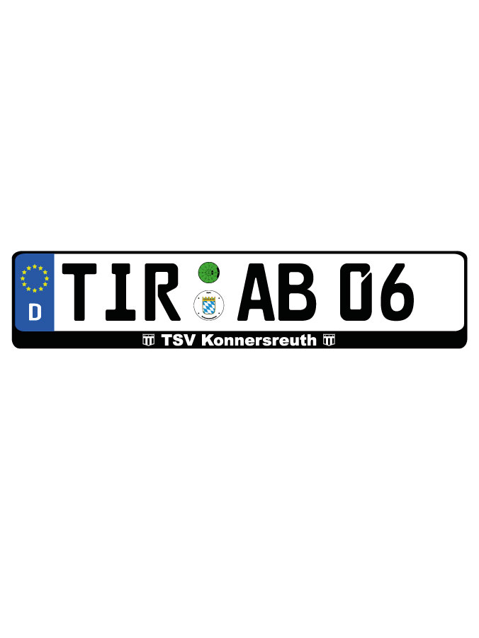 Kennzeichenhalter Kalden (2er Set)