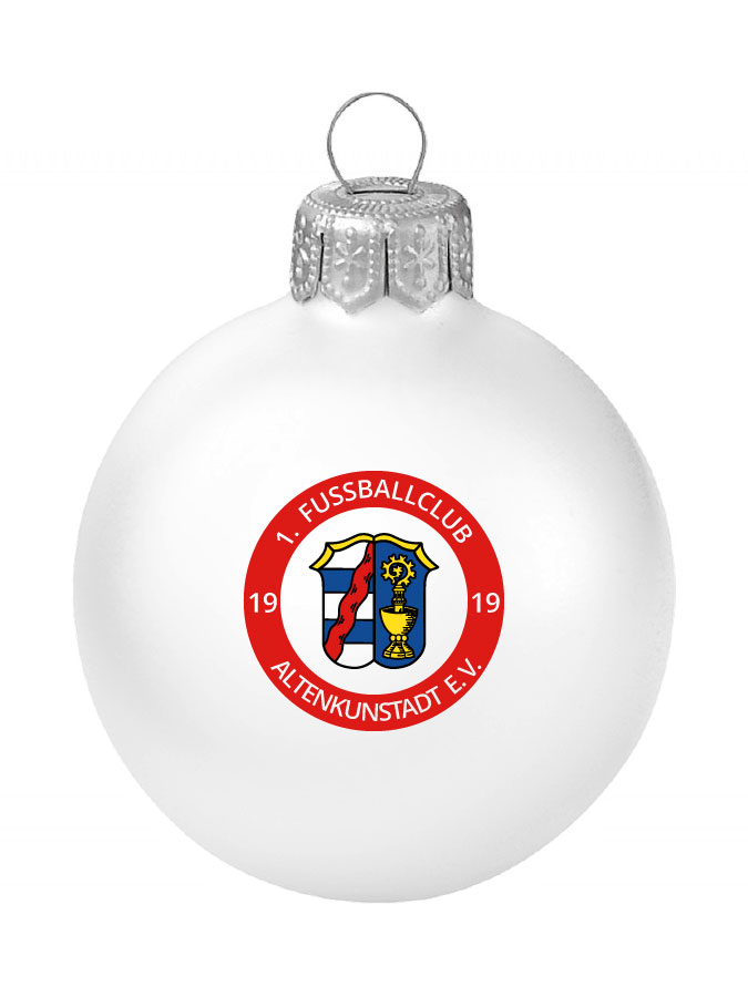 Weihnachtskugel Logo 8cm
