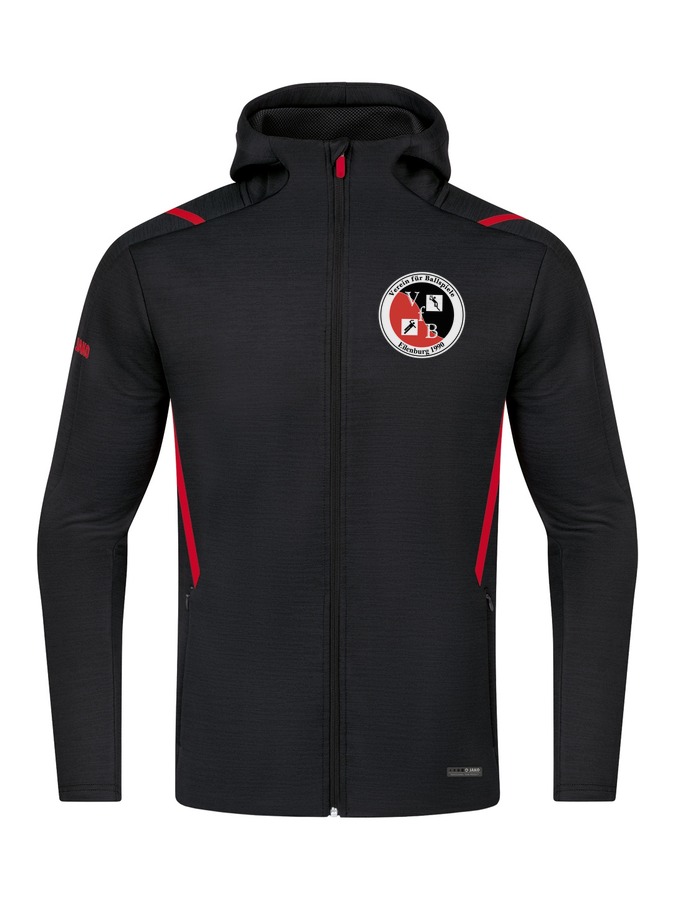 Jako Freizeitjacke Challenge mit Kapuze