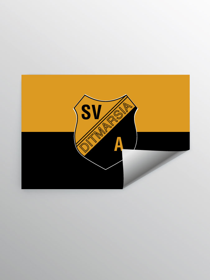 Aufkleber DIN A7 Logo