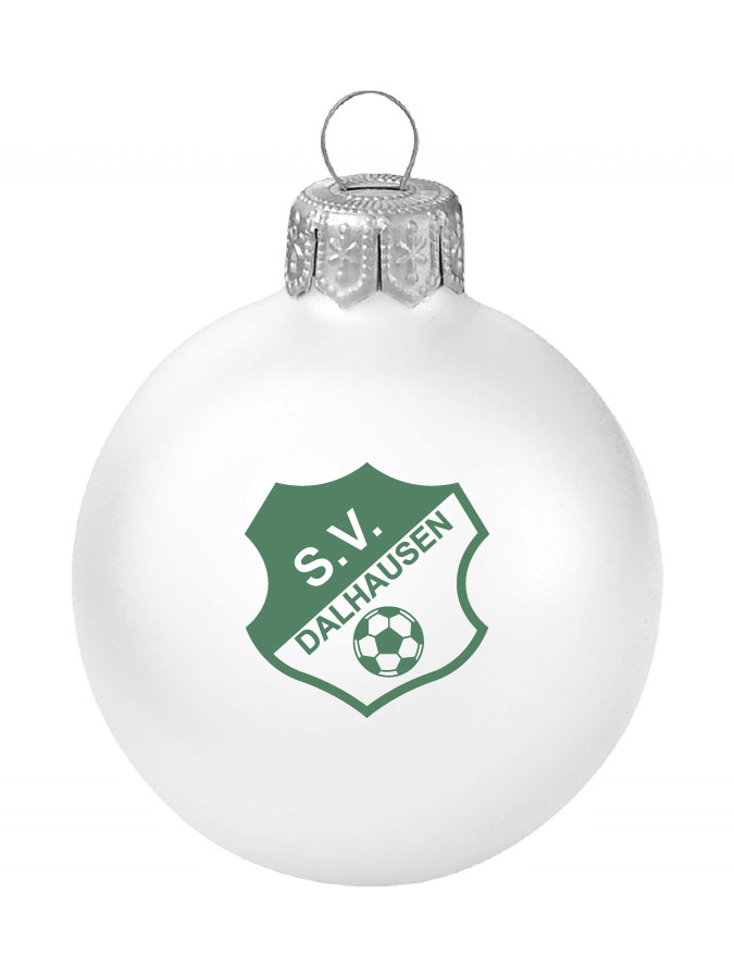 Weihnachtskugel Logo 8cm