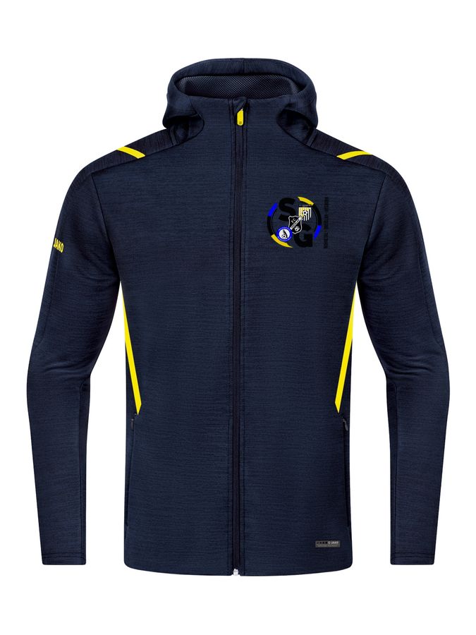 Jako Freizeitjacke Challenge mit Kapuze