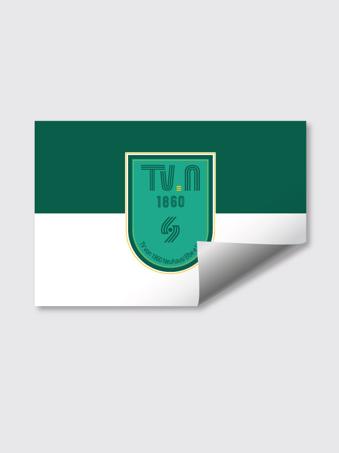 Aufkleber DIN A7 Logo